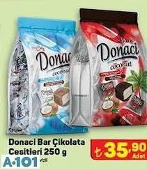 DONACİ BAR ÇİKOLATA ÇEŞİTLERİ 250G